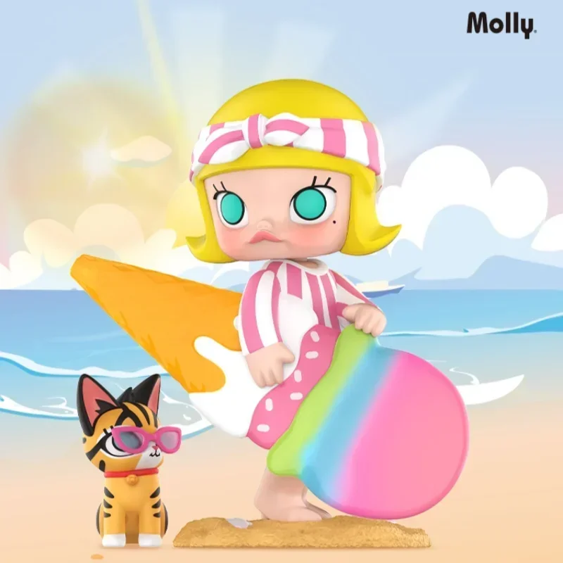 

Genuine Molly Sweetheart Surfer Anime Figure Cotton Cute Doll Pvc Model Toy Collection Decoration Birthday Gift For Children