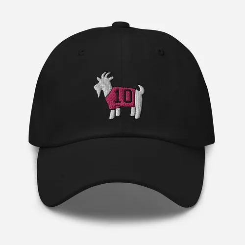 Lionel Messi Hat, 10 Inter Miami Baseball Cap, GOAT #10 Dad Hat