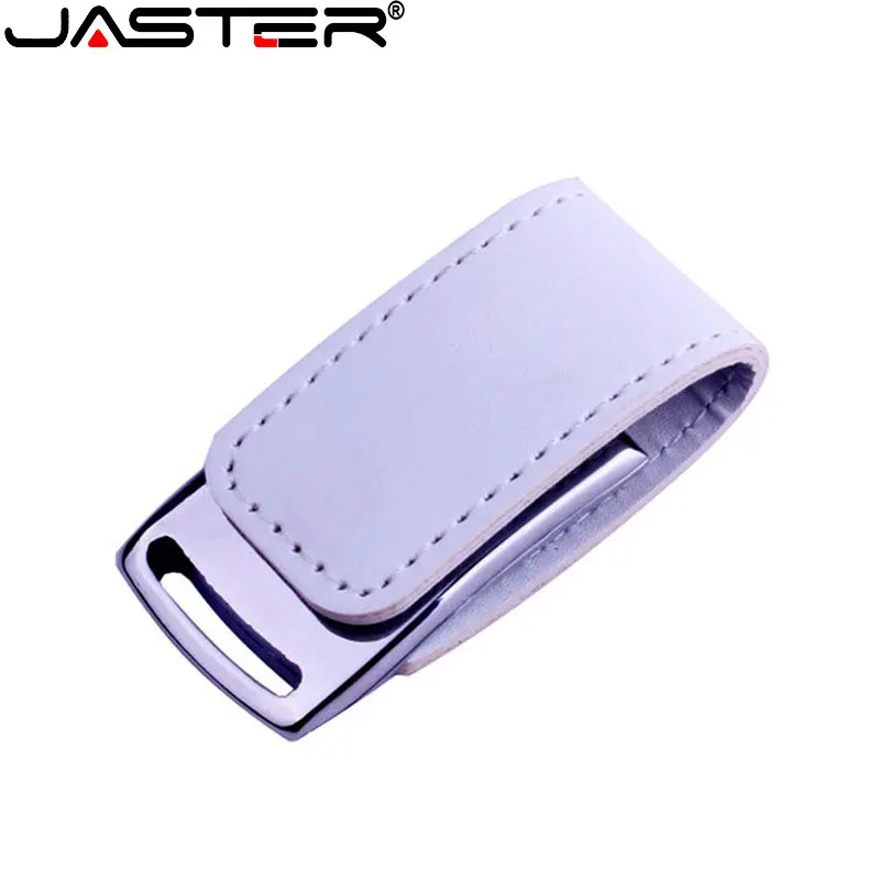 

JASTER White Leather USB Flash Drives 64GB Color Printing Pen Drive 32GB 16GB 8GB Wedding Gift USB Stick 4GB Creative Gift