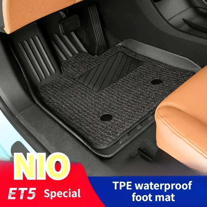 For NIO 24ET5TET5 five-seater foot mat special fully surrounded interior decorative carpet mat TPE modified interior accessories