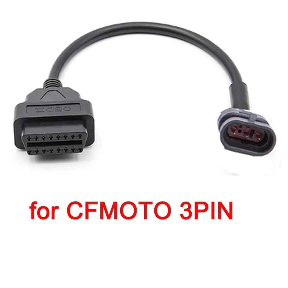 Motorcycle OBD2 For Ymaha motorboat 3pin /Benalli 6pin /CFMoto 3PIN /Husqvarna 6pin/Housing 4pin OBD2 K CAN Jumper Extend Cable