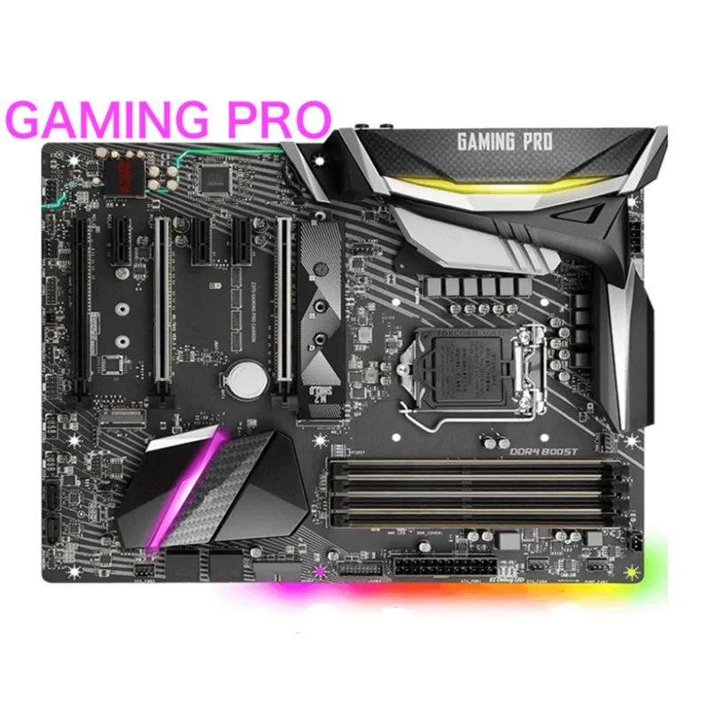 

Подходит для материнской платы MSI Z370 GAMING PRO, карбоновая материнская плата 64 Гб LGA 1151 DDR4 ATX, 100% протестирована, ОК, Полная работа, бесплатная доставка