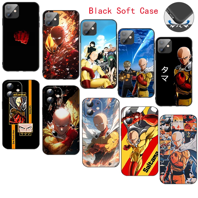 CR61 One Punch Man Hero Soft Silicone Case for Huawei  Y5P Y6P Y8P Y7A Y9A Y6  Y7 Y9 2018 2019 Honor 7C  8X 20 cover