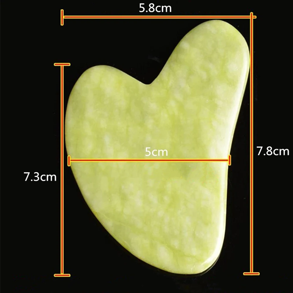 Jade Roller Board Natural Stone Scraper Chinese Gua Sha Tools Neck Body Acupuncture Spa Acupuncture Scraper Therapy Face Lift