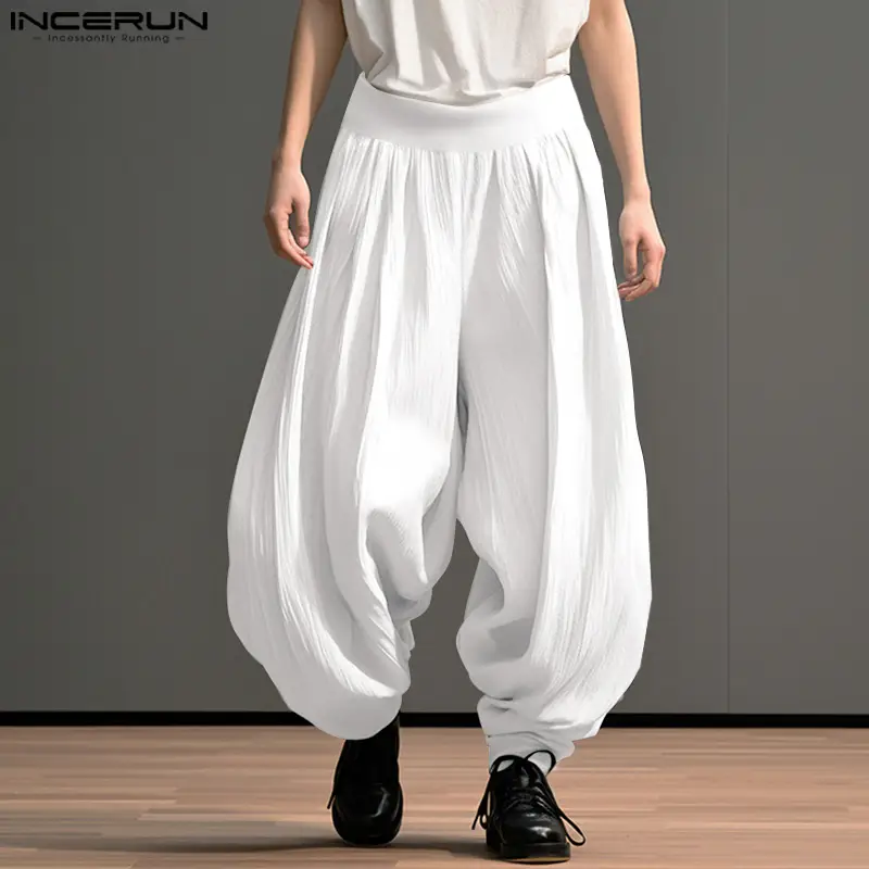 Indran Pants | Winter Wide-Leg High-Waisted Trousers