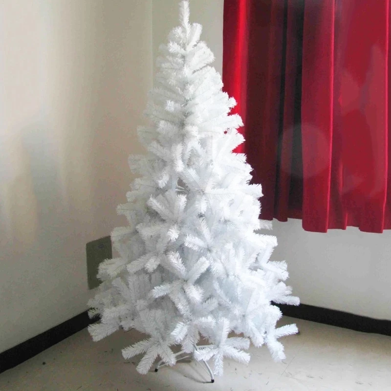 White Encryption Christmas Tree Home Decor Ornaments Crafts Figurine Party Supplies New Year Decoration