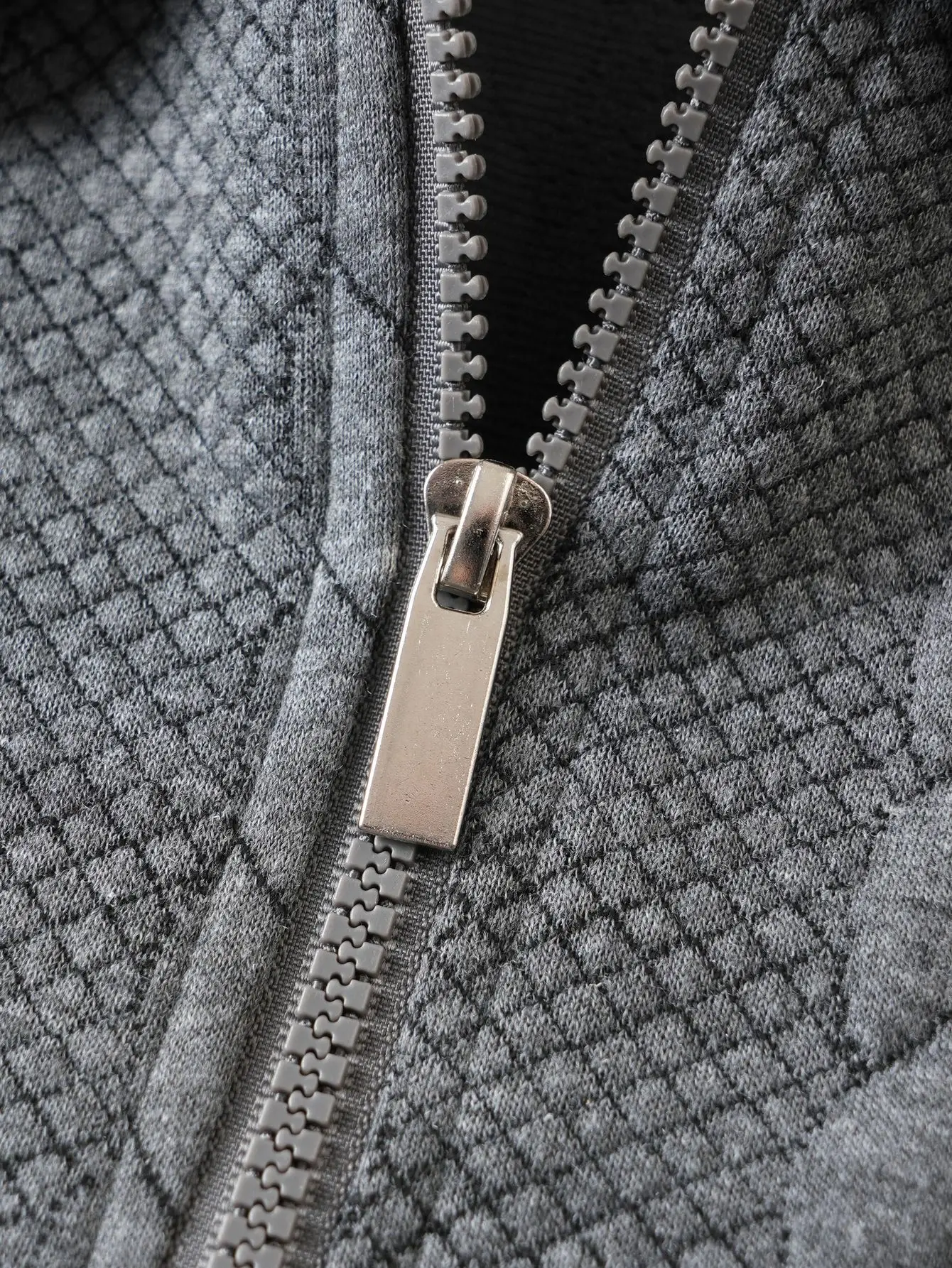 Mens Lapel Half Zip Sweatshirt Long Sleeve Cable Textured Pullover Relaxed Fit Tops For Daily Casual Autumn And Winter Dressing