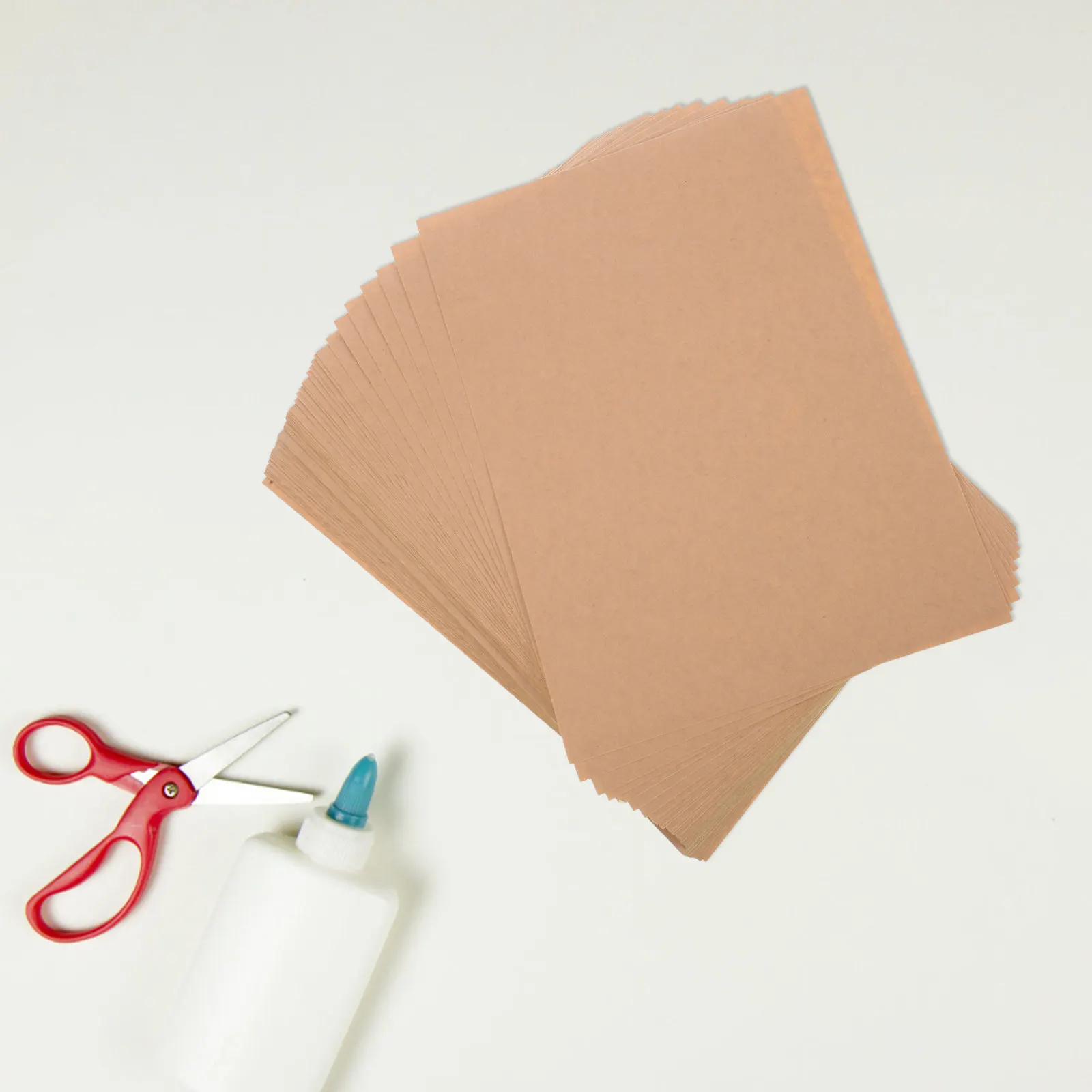 

Writable Printable Adhesive Brown Kraft Paper Labels Stick for Organizing Office School Warehouse Files Jars Boxes