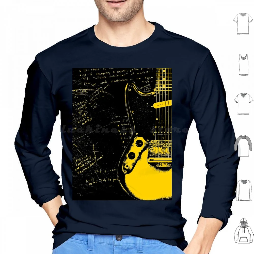 

Alternative Band Poster Hoodie cotton Long Sleeve Music Trends Aesthetic Retro Alternative 90s 80s Tour Band Grunge Guitar