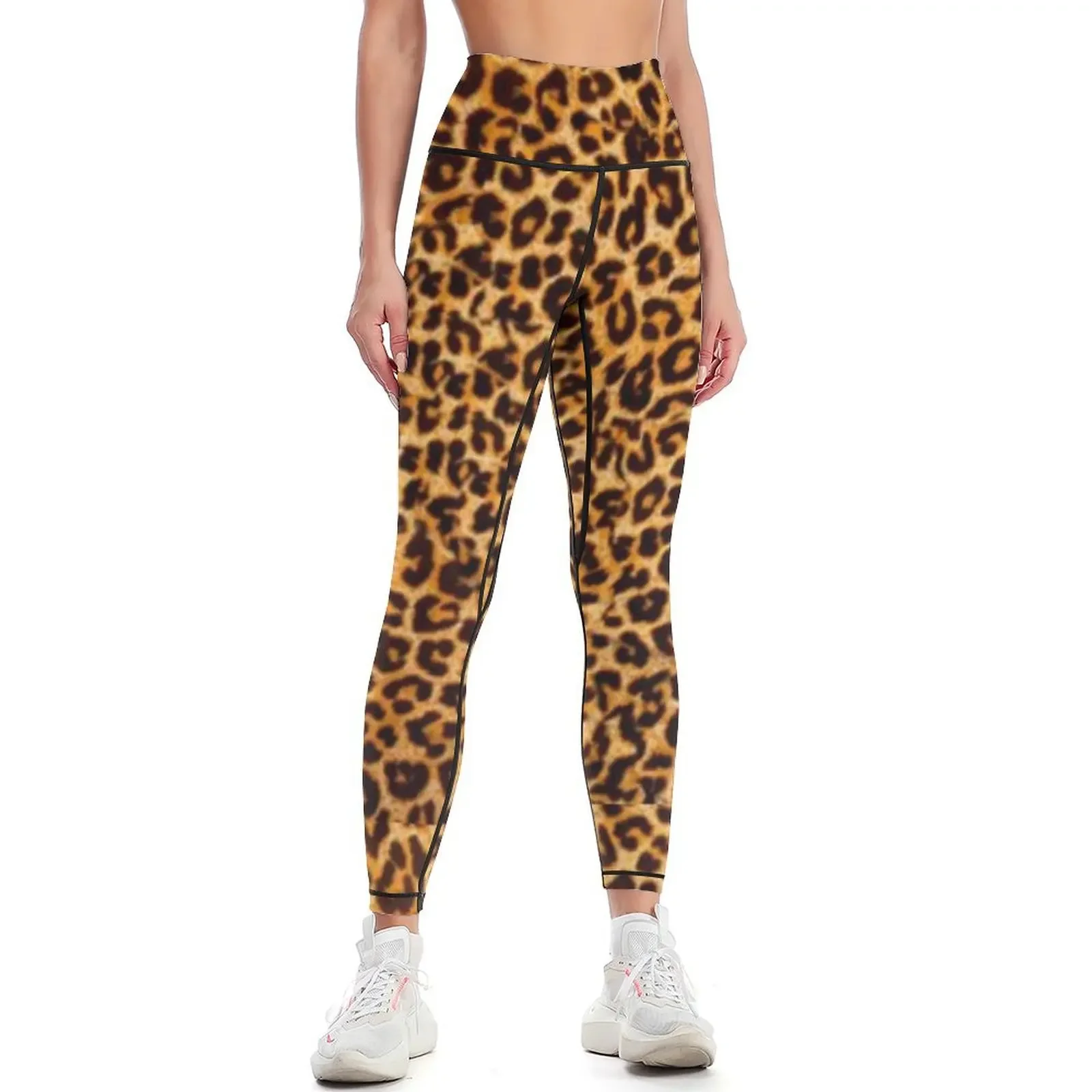 

Leopard Leggings sporty woman gym sports tennis for Fitness woman Golf wear Womens Leggings