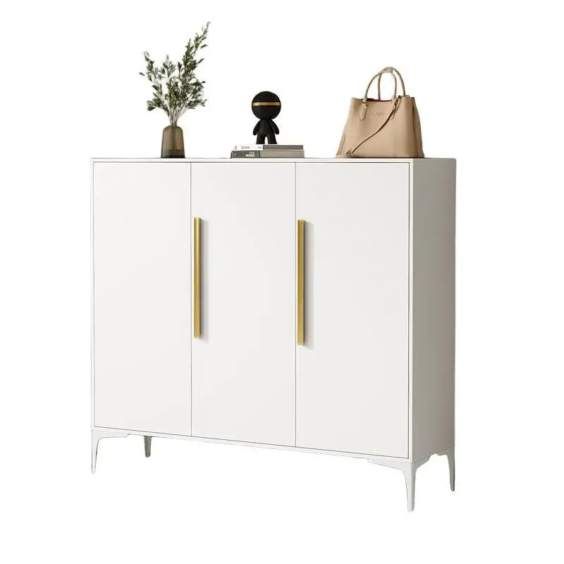 

Super thick, steel, shoe cabinet, opposite door, aisle, light luxury, bedroom, dustproof, with lock.