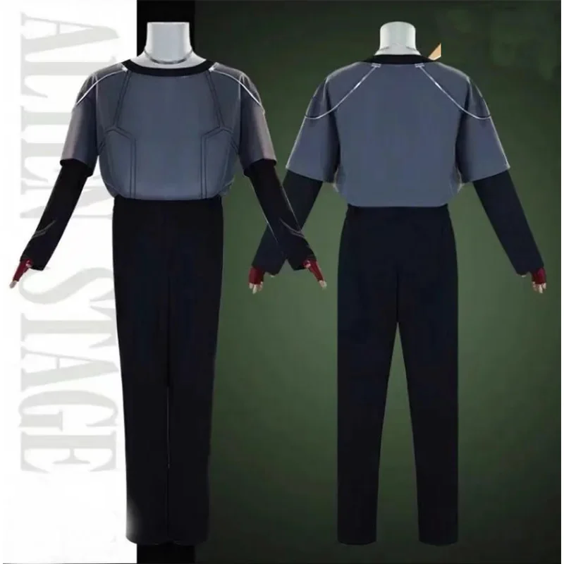 

Alien Till Cosplay Anime Outfit Costume Wig Prop Round 6 Cure Grey Suit Performance Halloween Stage Party For Boy Men 5ftu 5ftu^