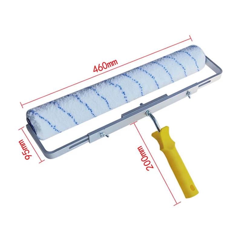 Rodillo de pintura de 18 pulgadas, herramienta de mango de felpa corto-medio-largo para decoración de pared, 6MM/9MM, mango de pintura, soporte de