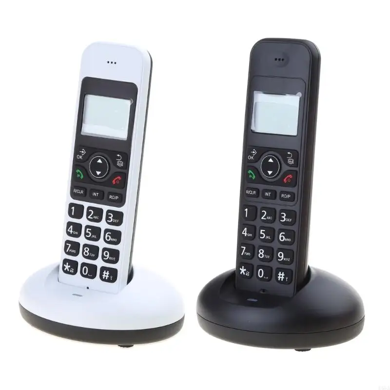 D1006 Desk Phone with Caller Display Wireless Landline Desktop Telephone for Hotels, Offices and Homes Handsfree Answer E65A