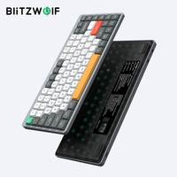 BlitzWolf BW-Mini75 Low Profile Wireless Mechanical Keyboard Triple Mode 84 Keys RGB Hot Swappable Keyboard w Software For Mac