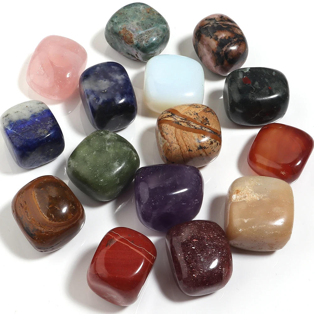 Natürliche Polierte Steine Heilkristall Reiki Quarz Edelsteine Großpackung Erz Kies Energiemineralien Exemplare für Aquarium Garten Heimdekoration – Detail 4