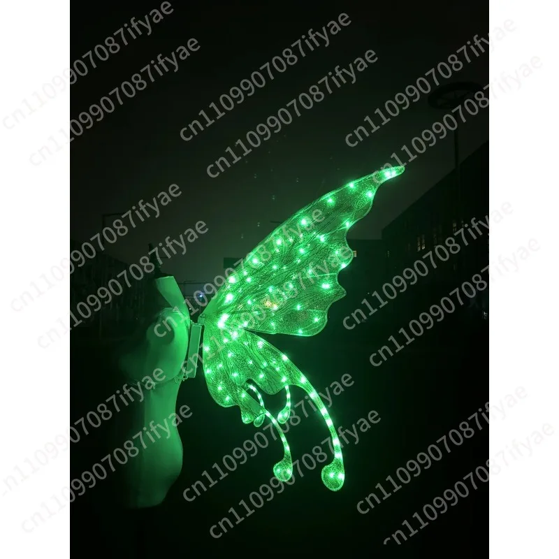 Luminous electric butterfly elf wings are suitable for adult birthday gifts to shoot photography back props