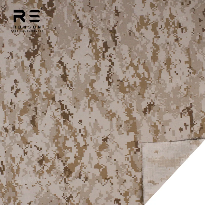 Heißer Verkauf 50 % Nylon 50 % Baumwolle Ripstop-Stoff MARPAT Desert NYCO5050 taktischer Stoff für einheitliche auf Lager