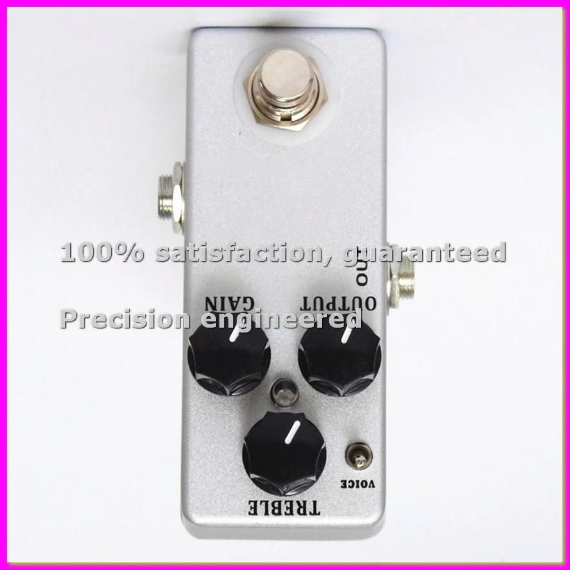 

Гитарная педаль эффектов Overdrive с True Bypass, двумя голосовыми режимами, аналоговой схемой - ABFT