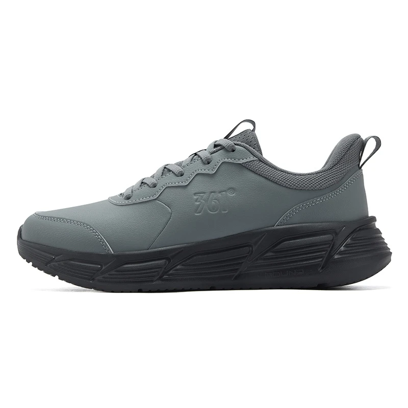 361 Degrees Men Running Shoes Waterproof Leather Comfortable Cushioning Lightweight Breathable Training Male Sneakers 672532241 view 5