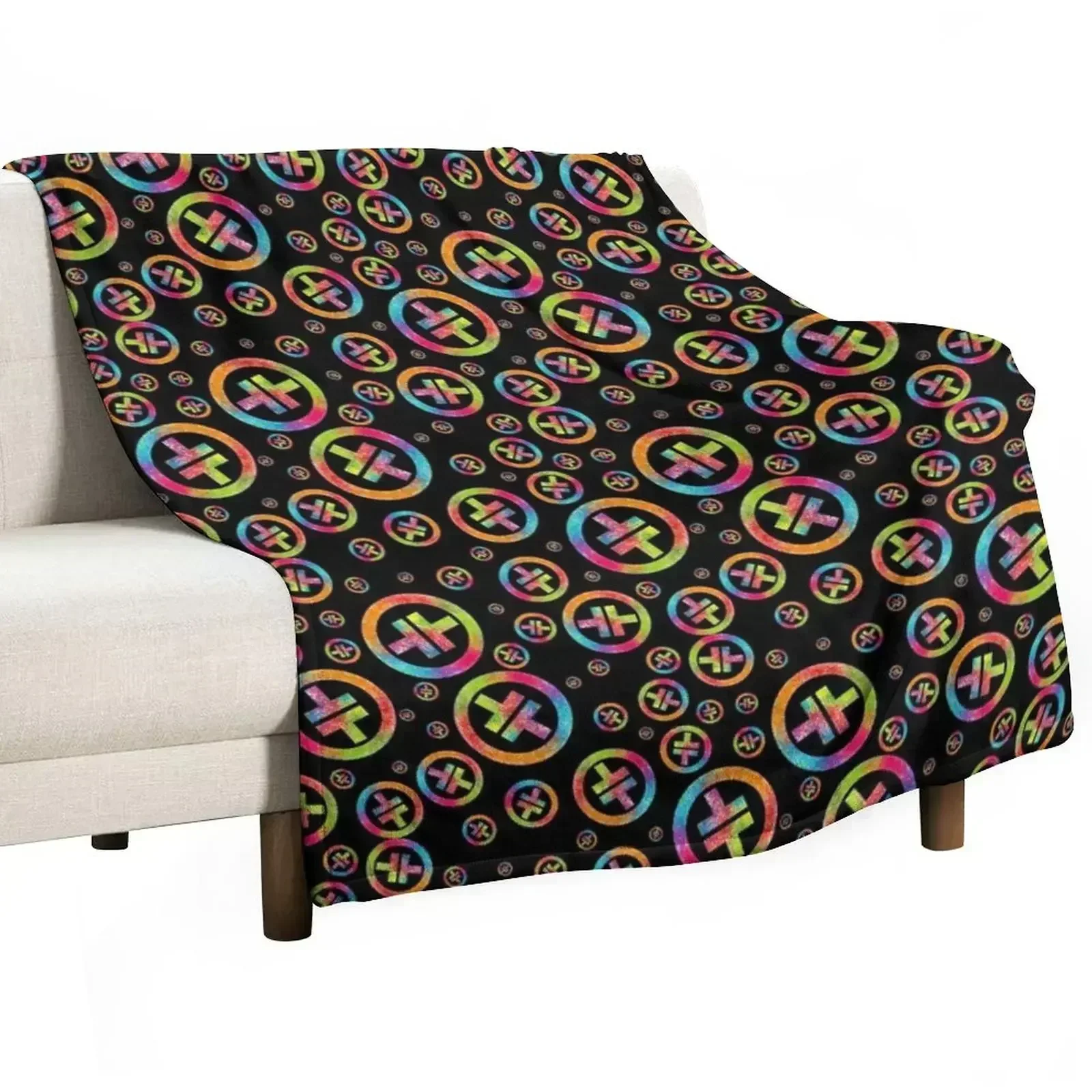 Take That Neon Symbol Throw Blanket for babies Camping Soft Big Sofa Throw blankets and throws Softest Blankets