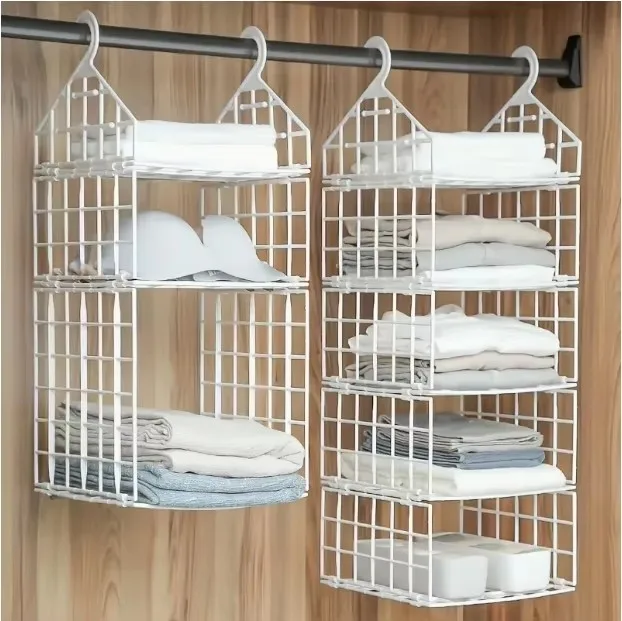 

Clothes Storage Wardrobe Hanging Organizer Cabinets Hanger Home Handbag Holder Clothing Organization Dressing Room System Racks