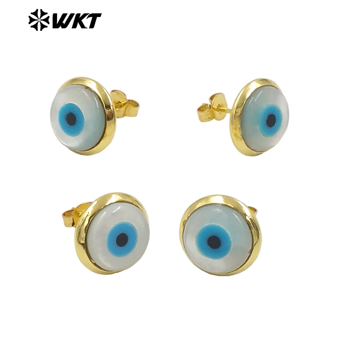 WT-MPE131 Wholesale Special Devil Eyes Design Lovely Earring For Girls Or Children Birthday Present Jewelry Accessories