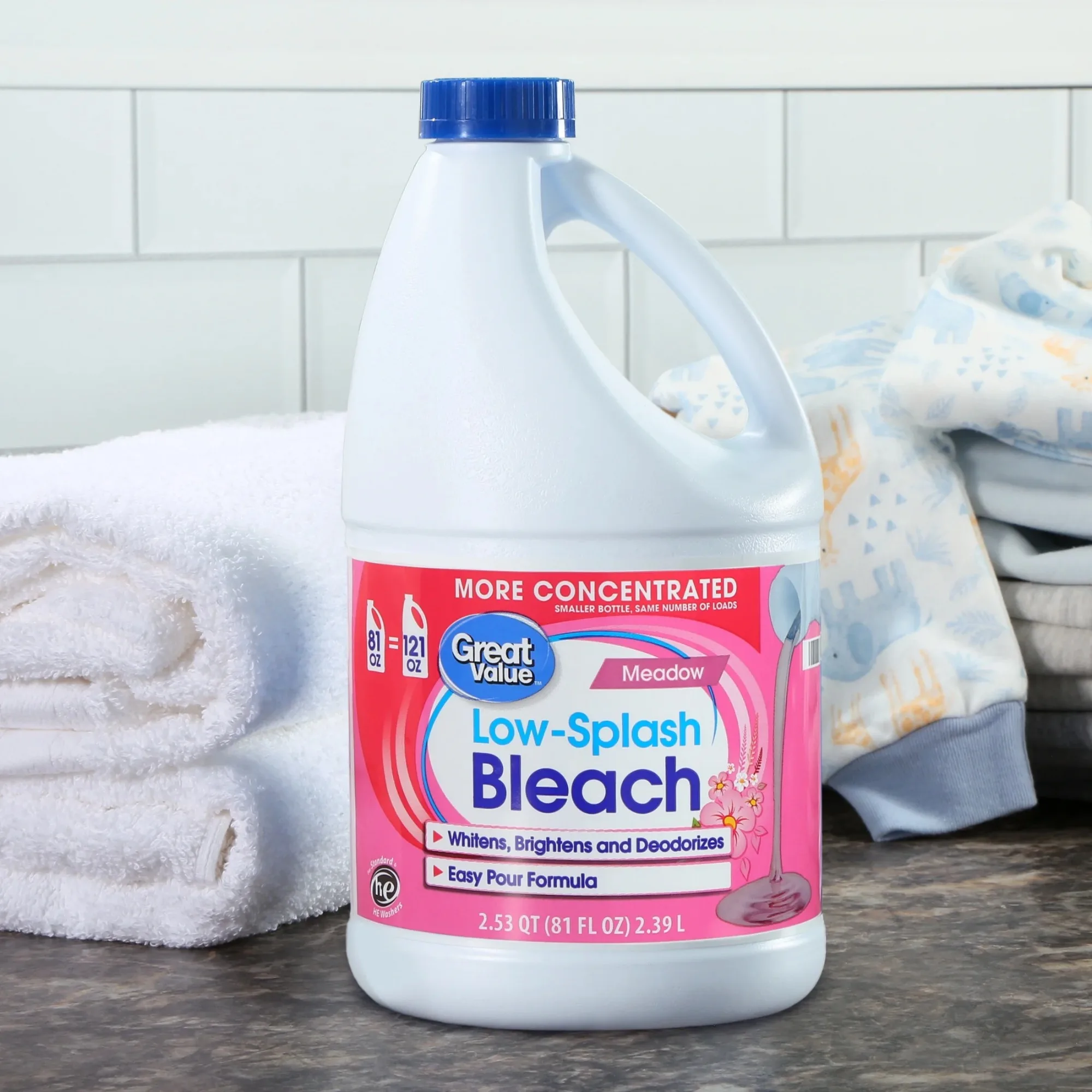 (paquete de 3) Bleach, aroma de pradera, 81 fl oz