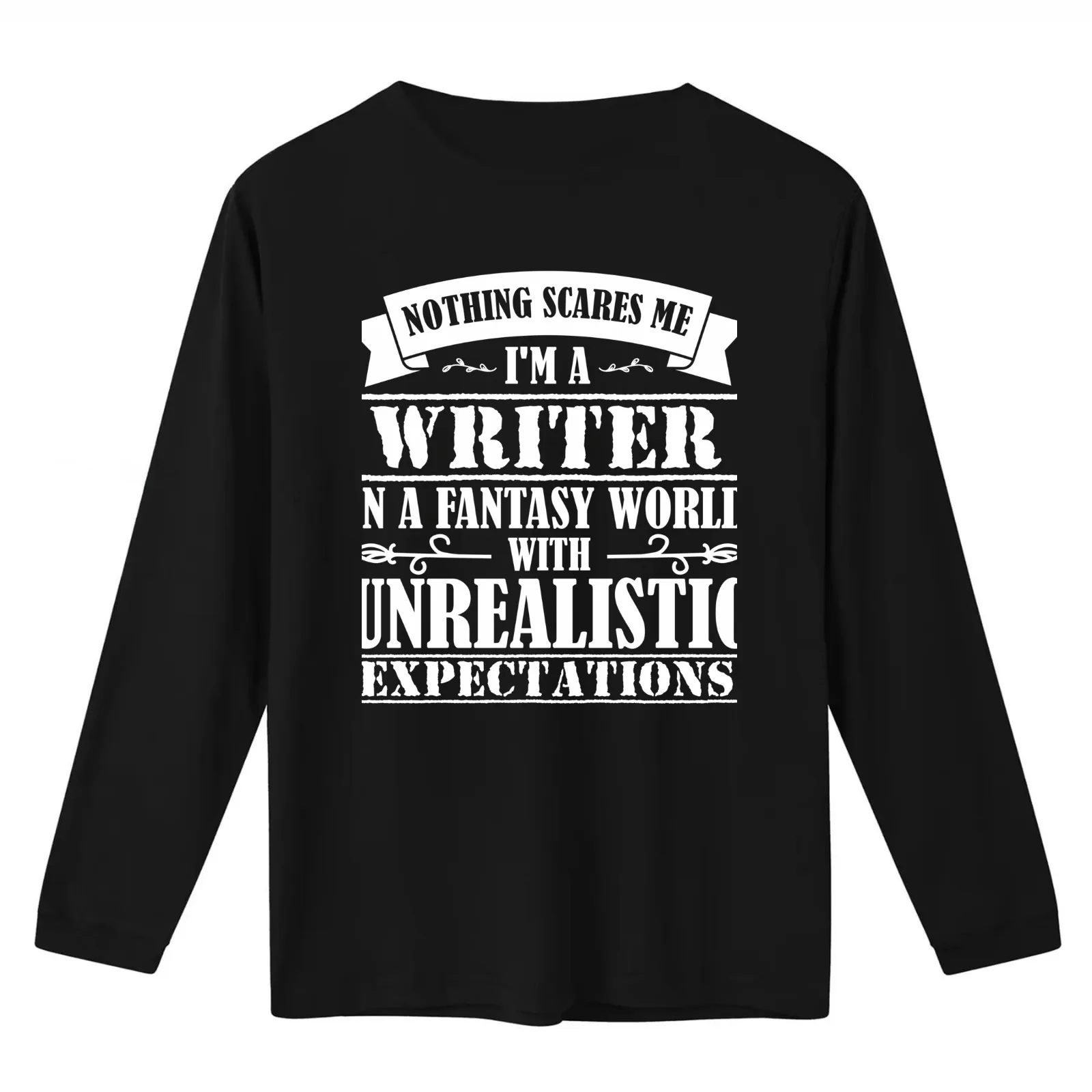 Author Novelist Writer Writing A Novel T-Shirt Summer Casual Cotton Tee Oversized Streetwear Tops Vintage Graphic Print