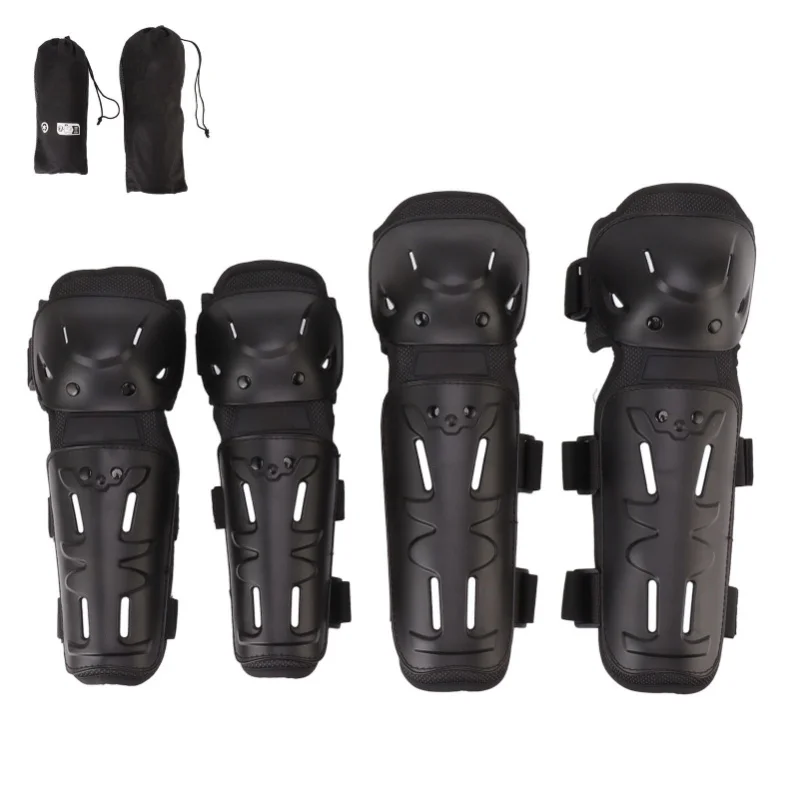 4Pcs Motorcycle Elbow Knee Pads Adjustable Adult Dirt Bike Elbow Knee Protective Guards For Motocross Racing Cycling