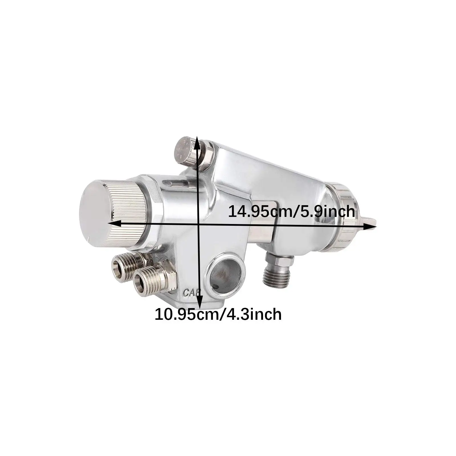 Pneumatic Paint Sprayer Practical Adjustable 20cm Spraying Distance Paint Spraying Machine for Walls Fence Furniture Garden Car