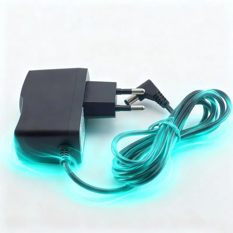 1/2/5pcs AC 100V-240V to DC 9V 1A EU Plug Power Adapter Cable Inside Negative Adaptor 1000ma Power Supply Converter 5.5x2.5mm C3
