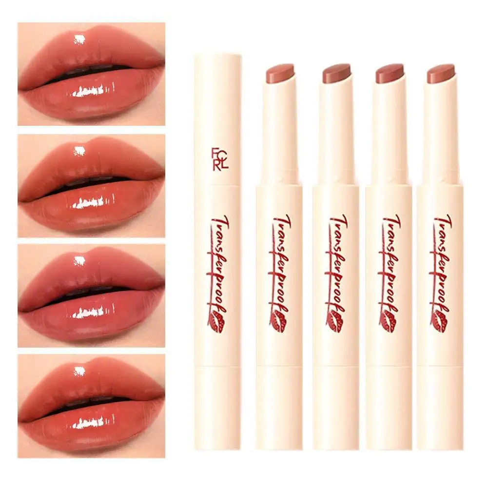 

4Colors Transparent Glitter Lip Gloss Set Clear Water Light Lip Glaze Moisturizer Color Changing Lip Oil Jelly Mirror Lipsticks