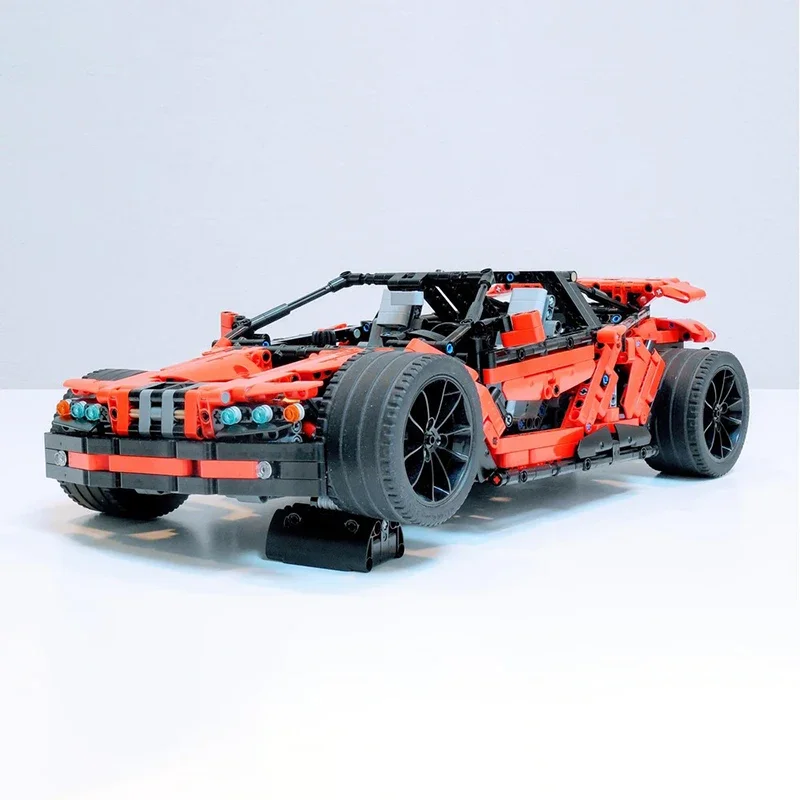 Moc ビルディングブロック 頑丈なスーパーカー テクノロジー モジュラーブリック モデル ギフト クリスマスおもちゃ DIY セット 組み立て