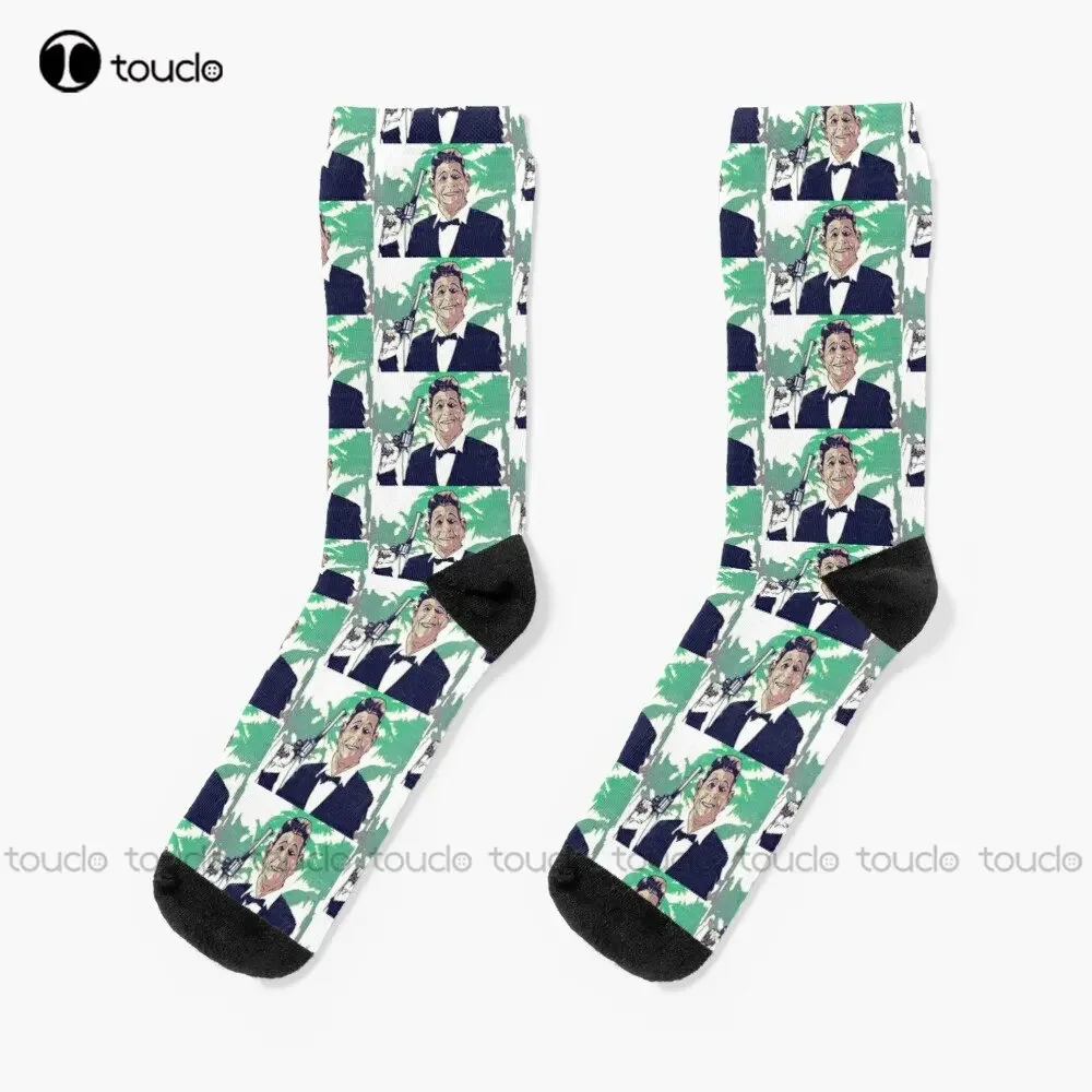 Point Break Art - Ronald Reagan Socks Football Socks Youth Boys Fashion Creative Leisure Funny Art Abstract Oil Painting Socks