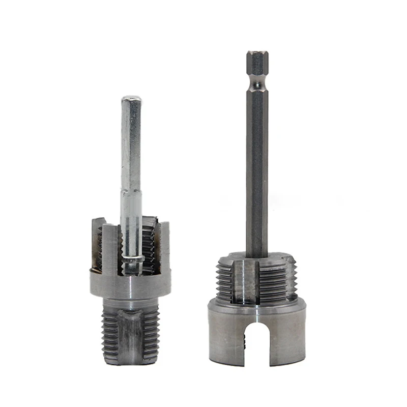 NEW Pipe Thread Cutting Tool Integrated Internal External Pipe Threading Tool Electric Drill Compatible PVC Pipe Threader Kit