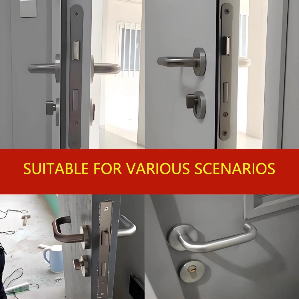 High quality 304 stainless steel Split door lock handle Fire door handle Brushed surface Multiple appearances