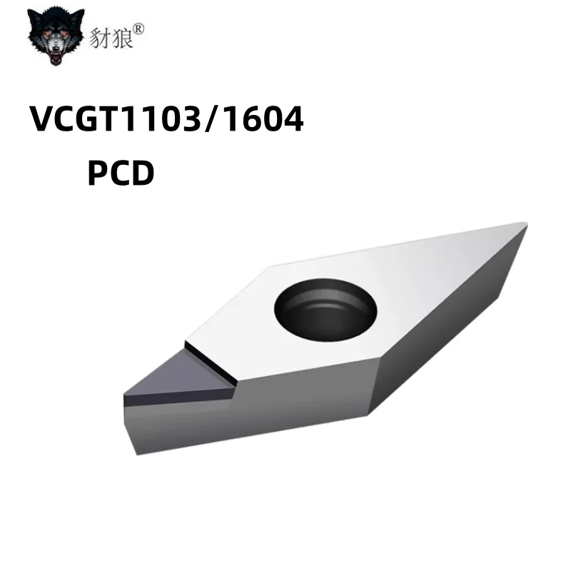 

VCGT110302 VCGT160402 VCGT160404 VCGT160408 Diamond Insert VCGT PCD Aluminum Alloy End Mill Tool CNC Carbide CBN Turning Lathe