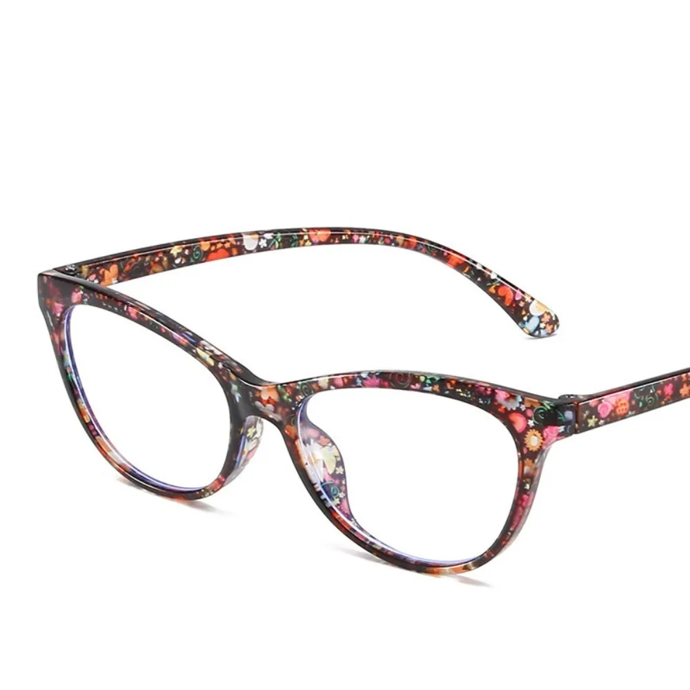 

Colorful Floral Print Presbyopia Glasses Anti Blue-ray Large Frame Farsightedness Reading Glasses Flower Vision Care