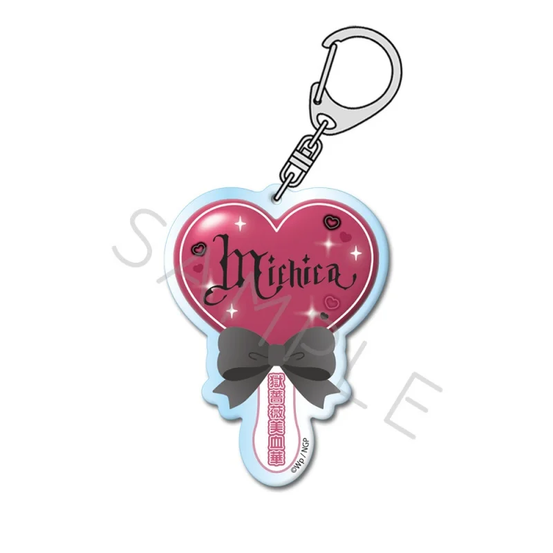 Anime NEEDY GIRL OVERDOSE Heart Star Shape OMGkawaiiAngel Acrylic Pendant Keychains Bag Decorations