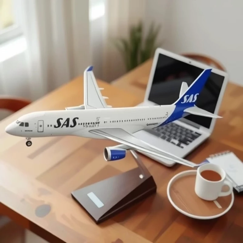 

1:130 Scale Model Plane A350-900 SAS Airplanes Model 47CM Scandinavian Airlines Aircraft Diecast for Aviation Enthusiasts Gift