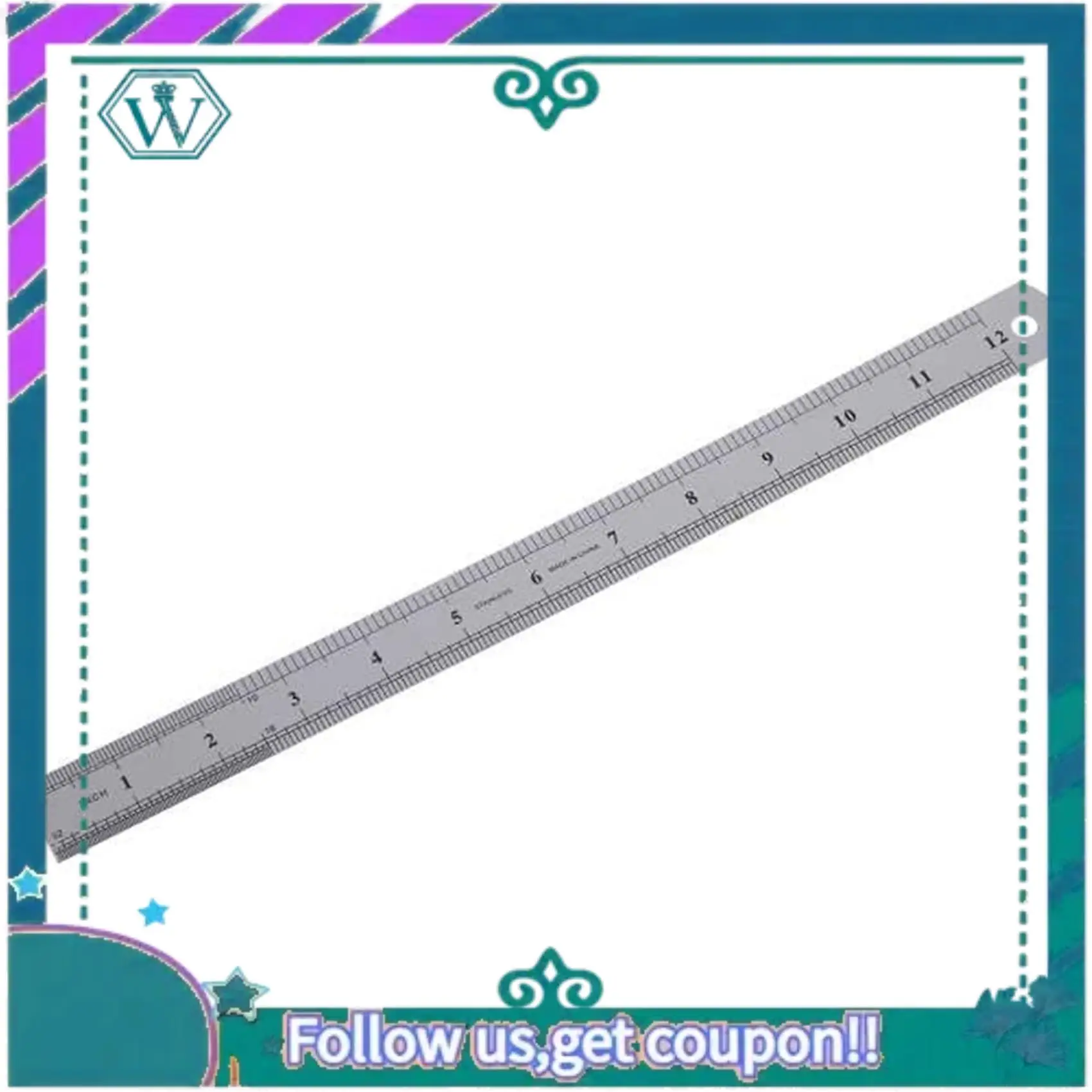 

A75Q-4X Линейка из нержавеющей стали, метрическая функция, 30 см, 12 дюймов