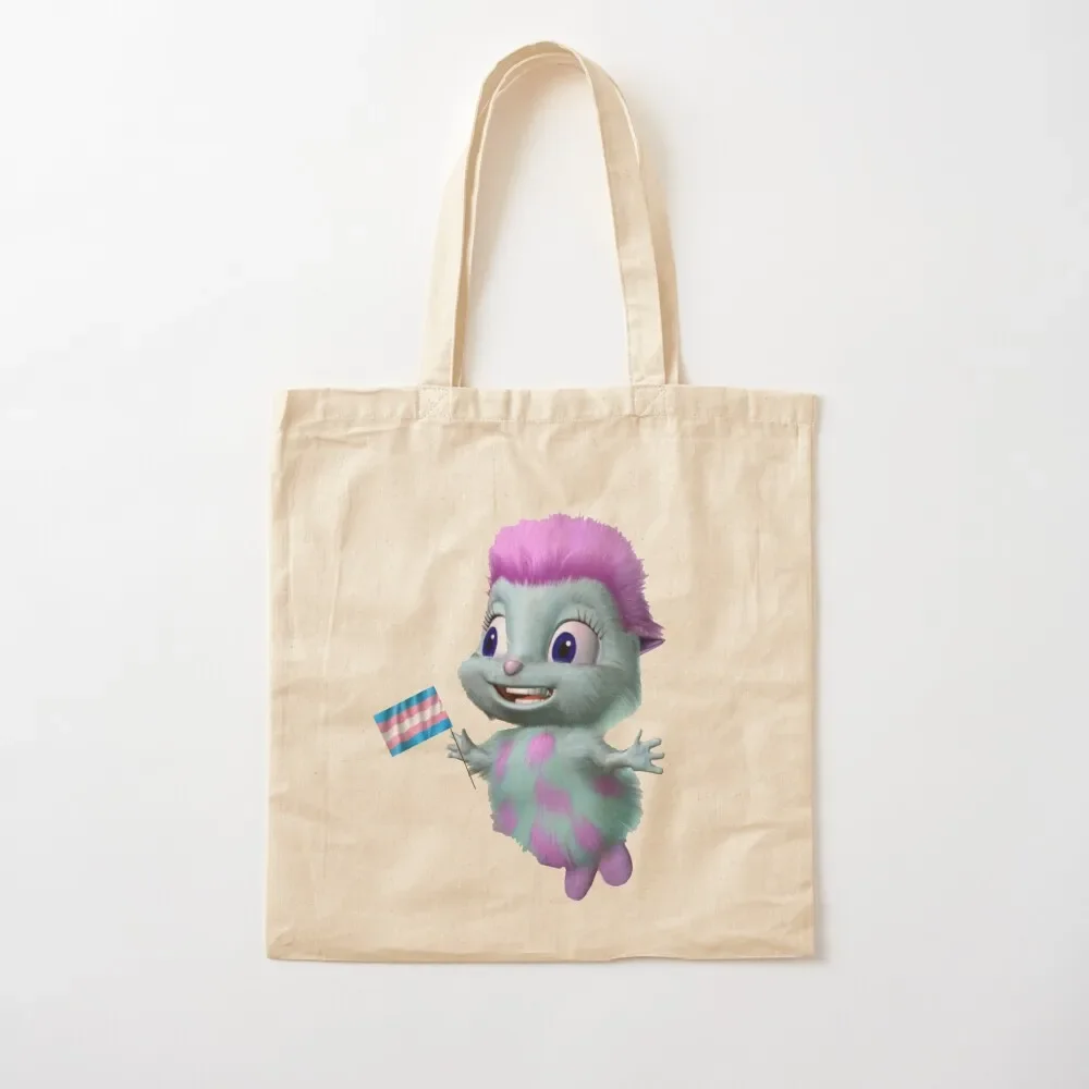 

Bibble Says Trans Rights Tote Bag Big bag tote bag woman sacs de shopping