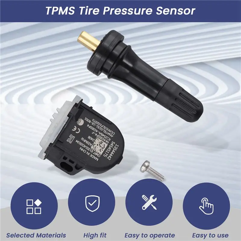 A48P-20X 13544442 Tire Pressure Sensor Monitoring System TPMS 433Mhz For GM Buick Cadillac CT6 Opel
