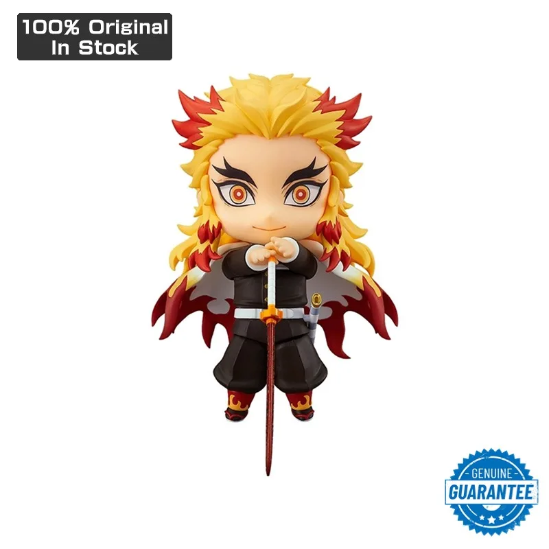 

Genuine Original Good Smile GSC Nendoroid 10cm 1541 Demon Slayer Rengoku Kyoujurou Q Verision Kawaii Figures Toys Model Gift