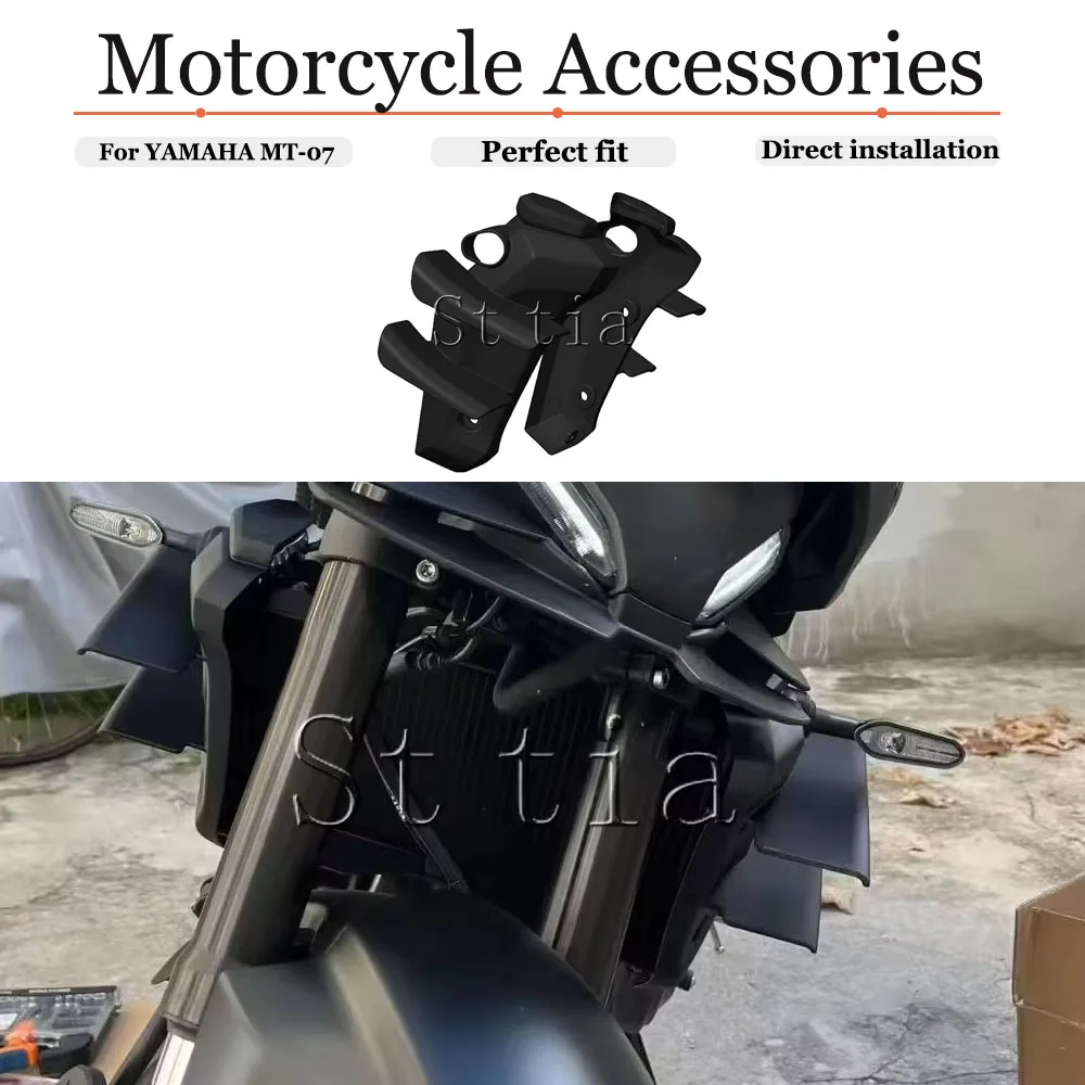 For YAMAHA MT-07 Side Wings Side spoiler FRONTAL SPOILERS MT07 2025 Front spoiler Lower spoiler flank