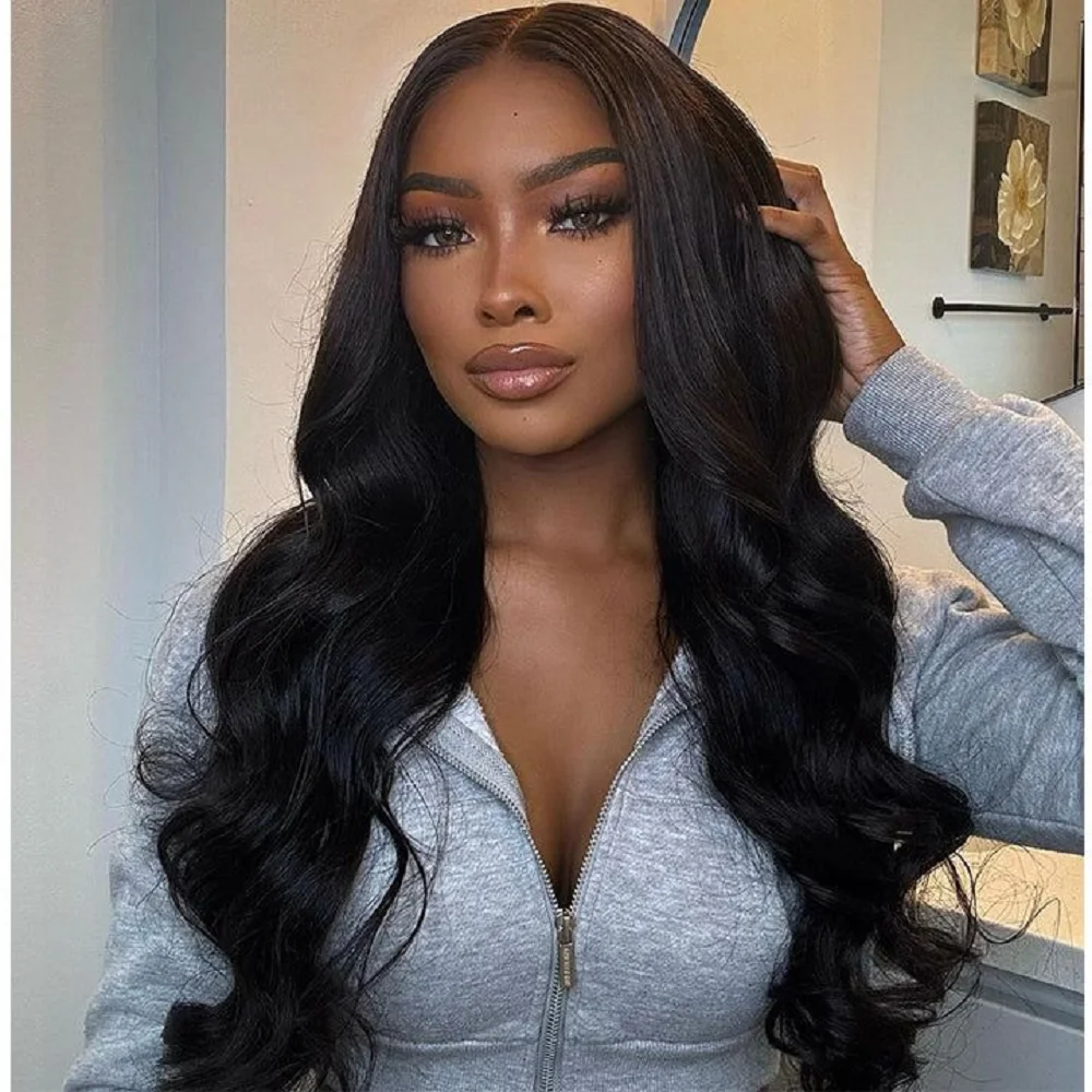 

7x5 Brazilian Glueless Human Hair Wig for Black Women Straight Bleached Body Wigs Bone Nodded 100% Human Hair Glueless wig