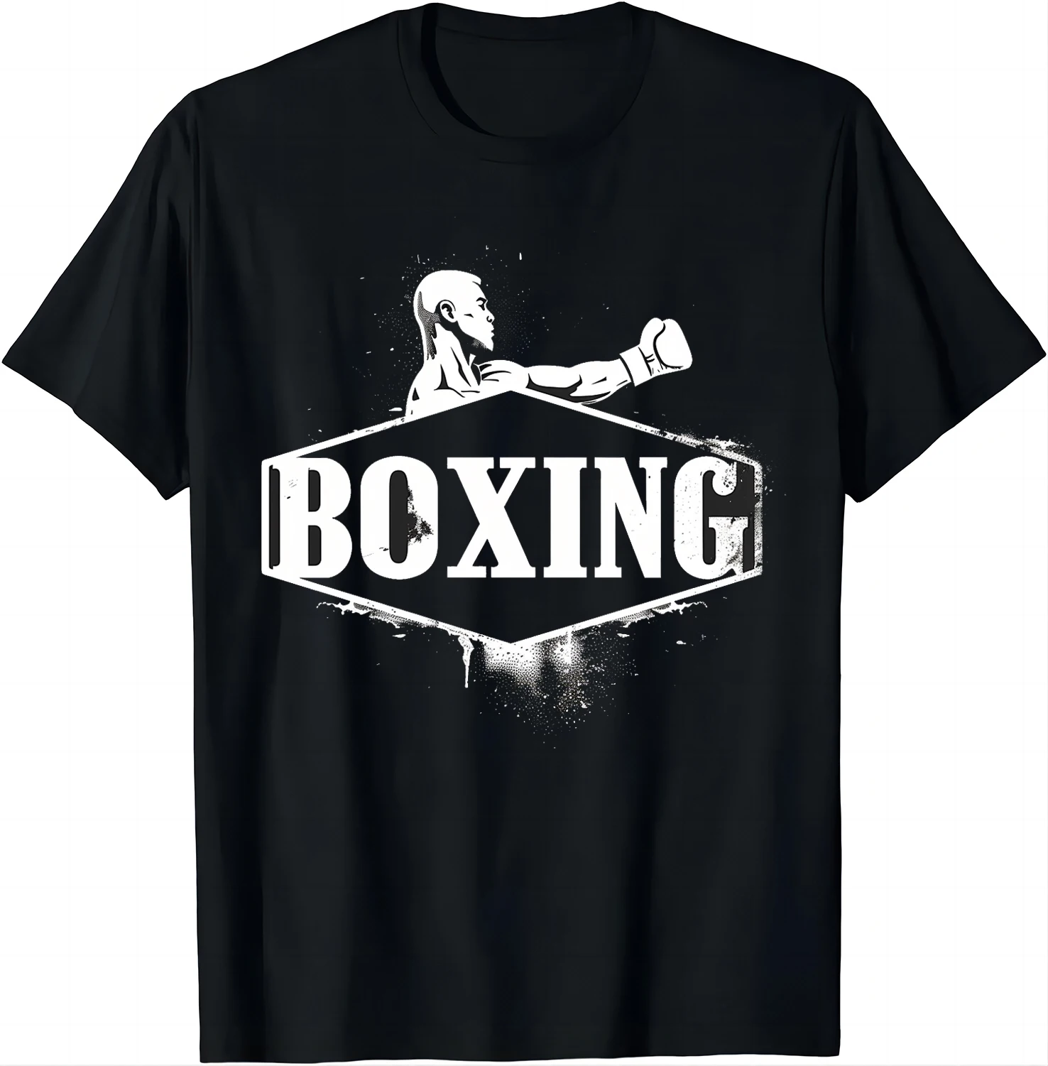 Authentic Boxing T-shirt with Bold Graphics Perfect for Gym Lovers T Shirt Graphic T Shirts Men Clothing Tops Camisas Streetwear