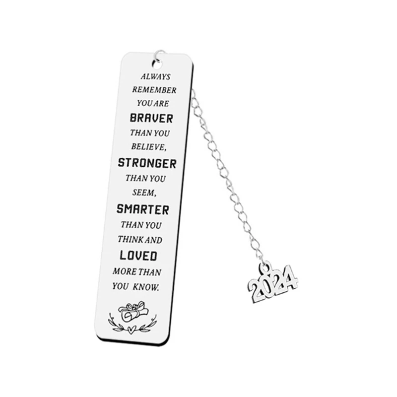 4Pcs 2024 Pendant Graduation Greetings Bookmark Gifts For Teachers, Students