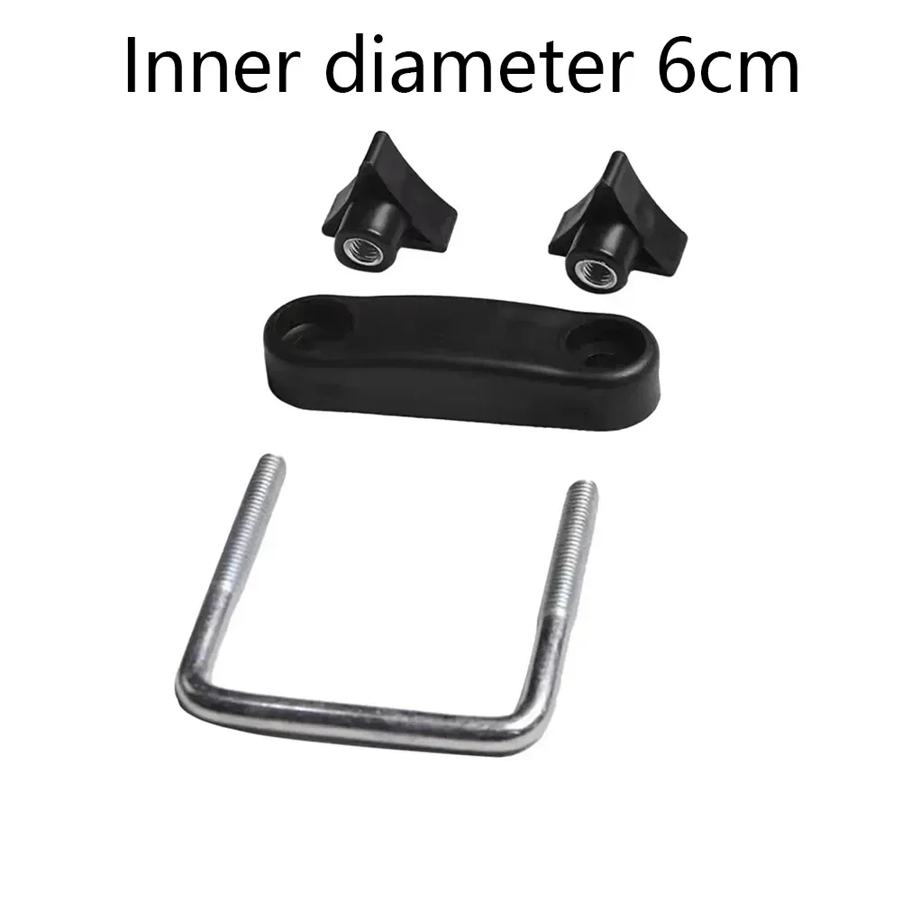 U Bolt Roof Rack Clamps For Inner Diameter 6cm/8cm Luggage Frame Retainer Clip Roof Rack Clamps Luggage Rack Car Accessories